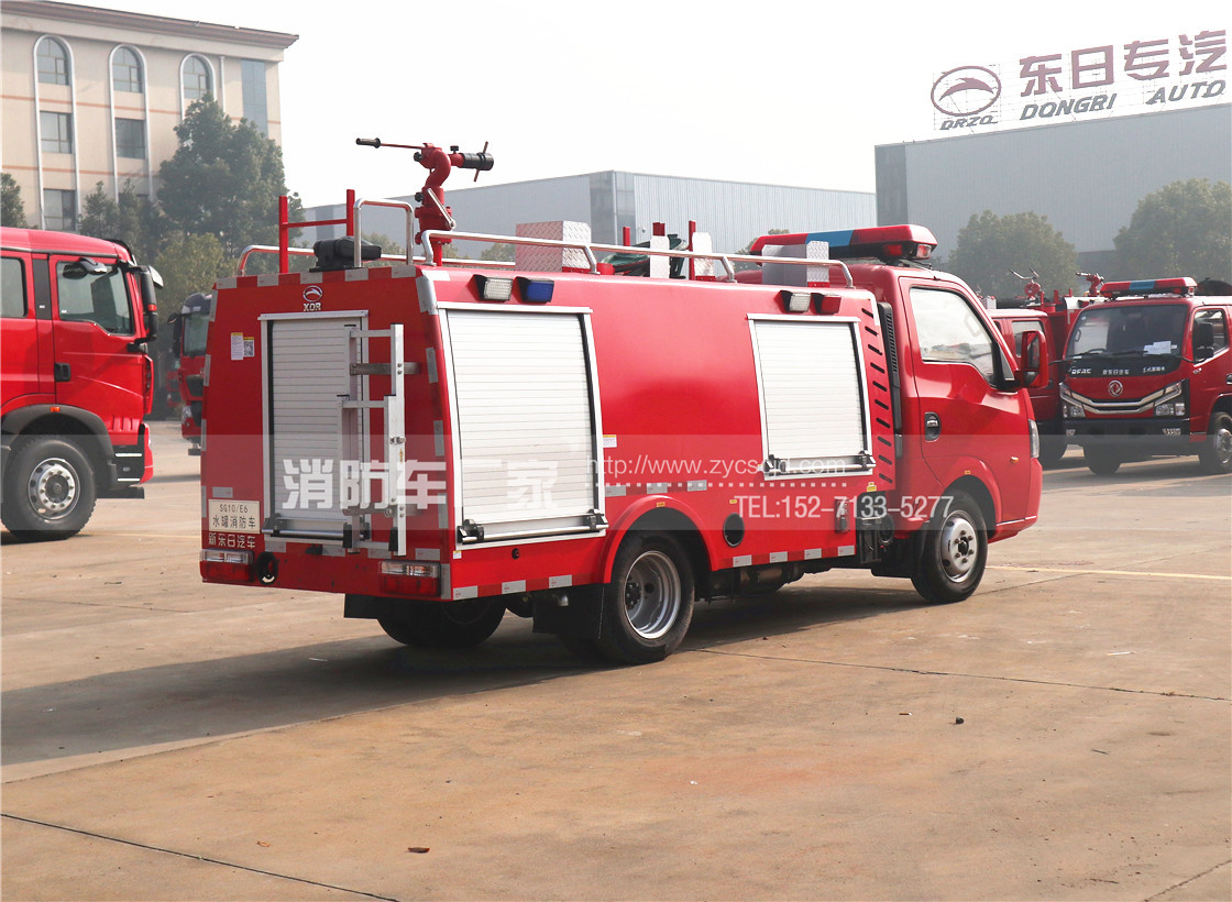 國六東風(fēng)1噸水罐消防車（上藍(lán)牌）