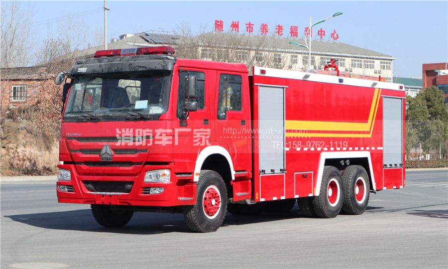 重汽16噸水罐消防車
