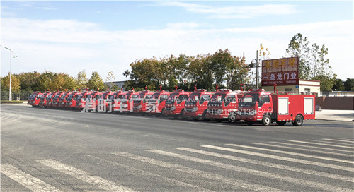 福田微型消防車(chē)第一批18臺(tái)發(fā)江蘇