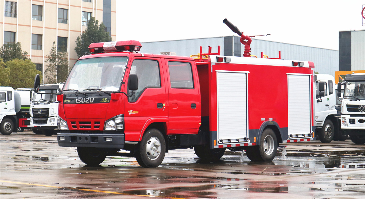 上海用戶(hù)：訂購(gòu)國(guó)六五十鈴3噸泡沫消防車(chē)