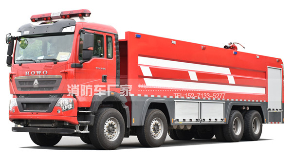 重汽豪沃25噸水罐消防車(chē) 重汽豪沃25噸水罐消防車(chē)